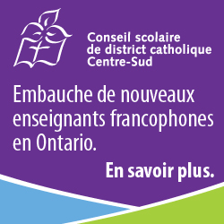 Embauche de nouveaux enseignants francophones en Ontario.