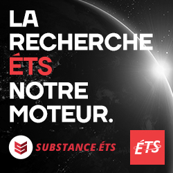 La recherche ÉTS notre moteur. Rendez-vous sur Substance ÉTS »
