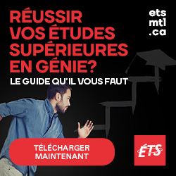 Réussir vos études supérieures en génie? Le guide qu'il vous faut »