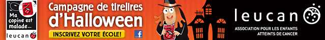 Leucan : Campagne de tirelires d'Halloween | Inscrivez votre école!