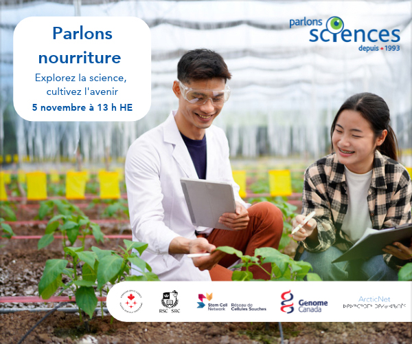 Parlons nourriture : le 5 novembre à 13h HE | Inscrivez-vous!